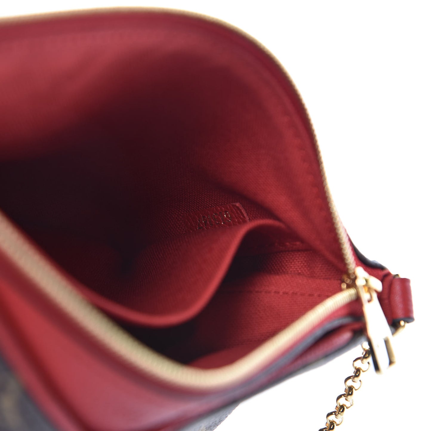 Monogram Pallas Clutch Cherry