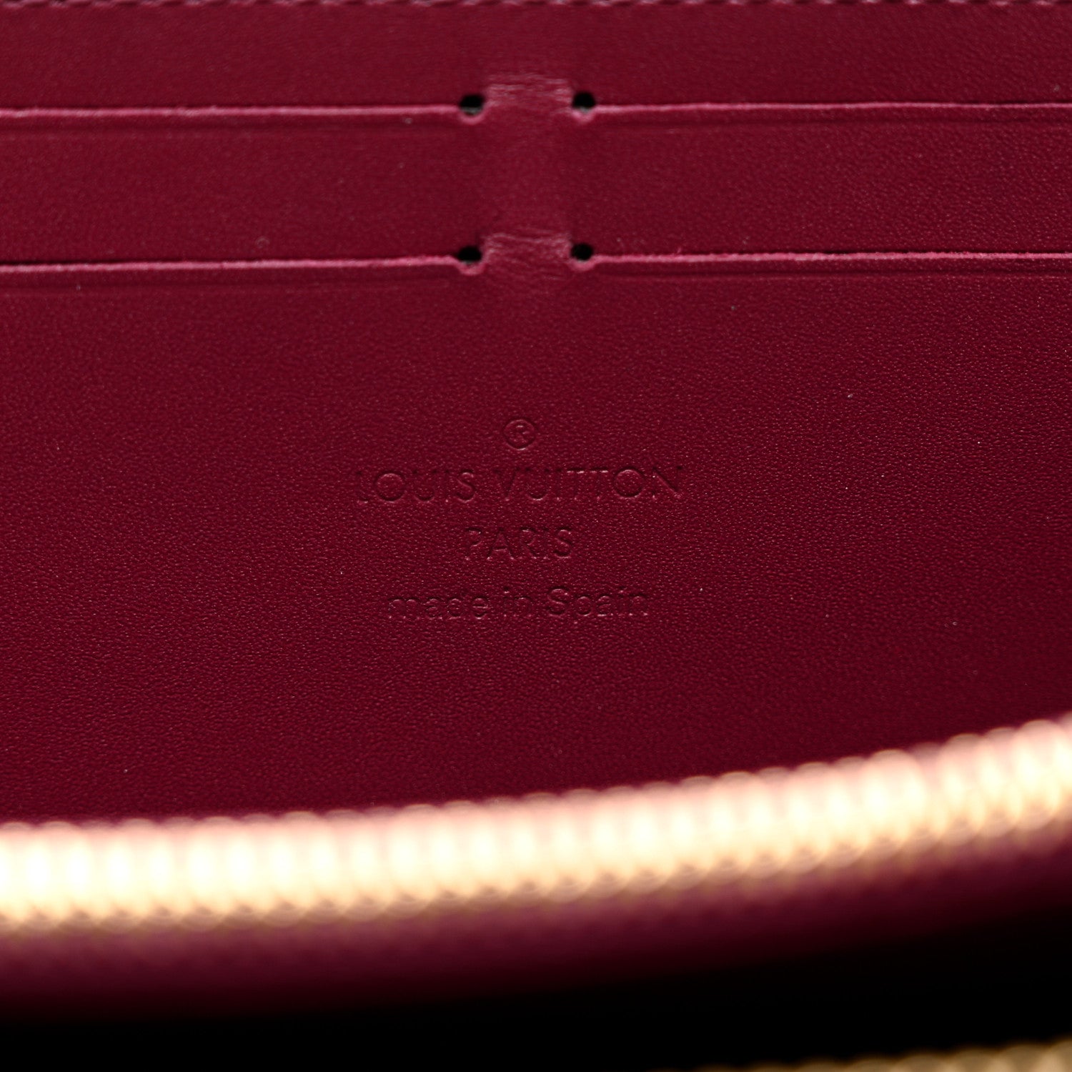 Louis Vuitton Vernis Clemence Wallet Magenta 6 of 6