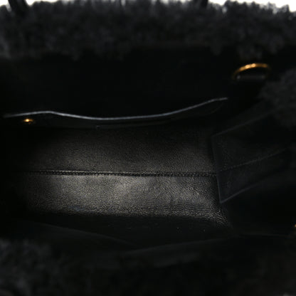 Saint Laurent Shearling Nano Sac De Jour Black 5 of 8