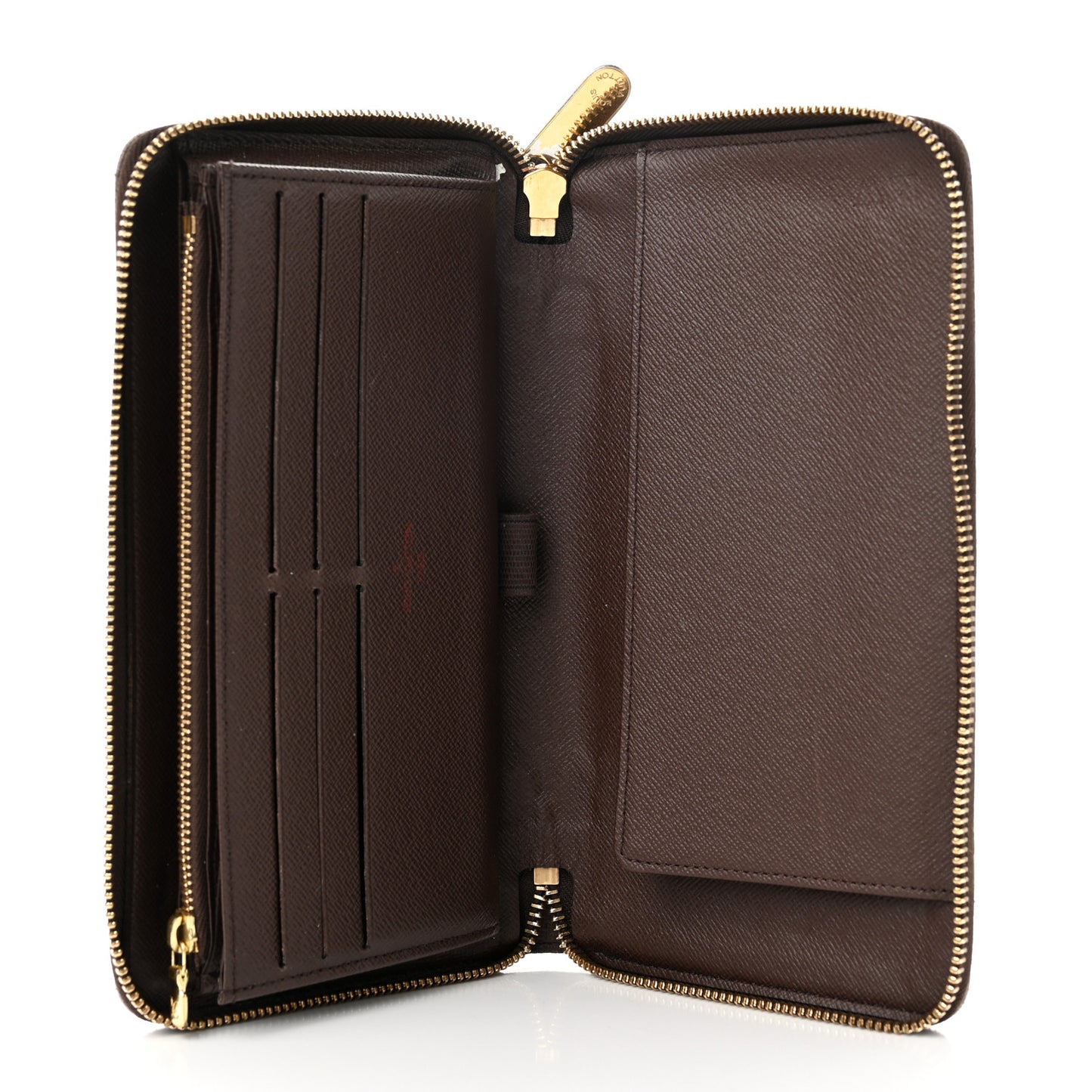 Damier Ebene Zippy Organizer Wallet