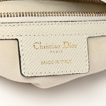 Christian Dior Grained Calfskin Saddle Bag White 6 of 10