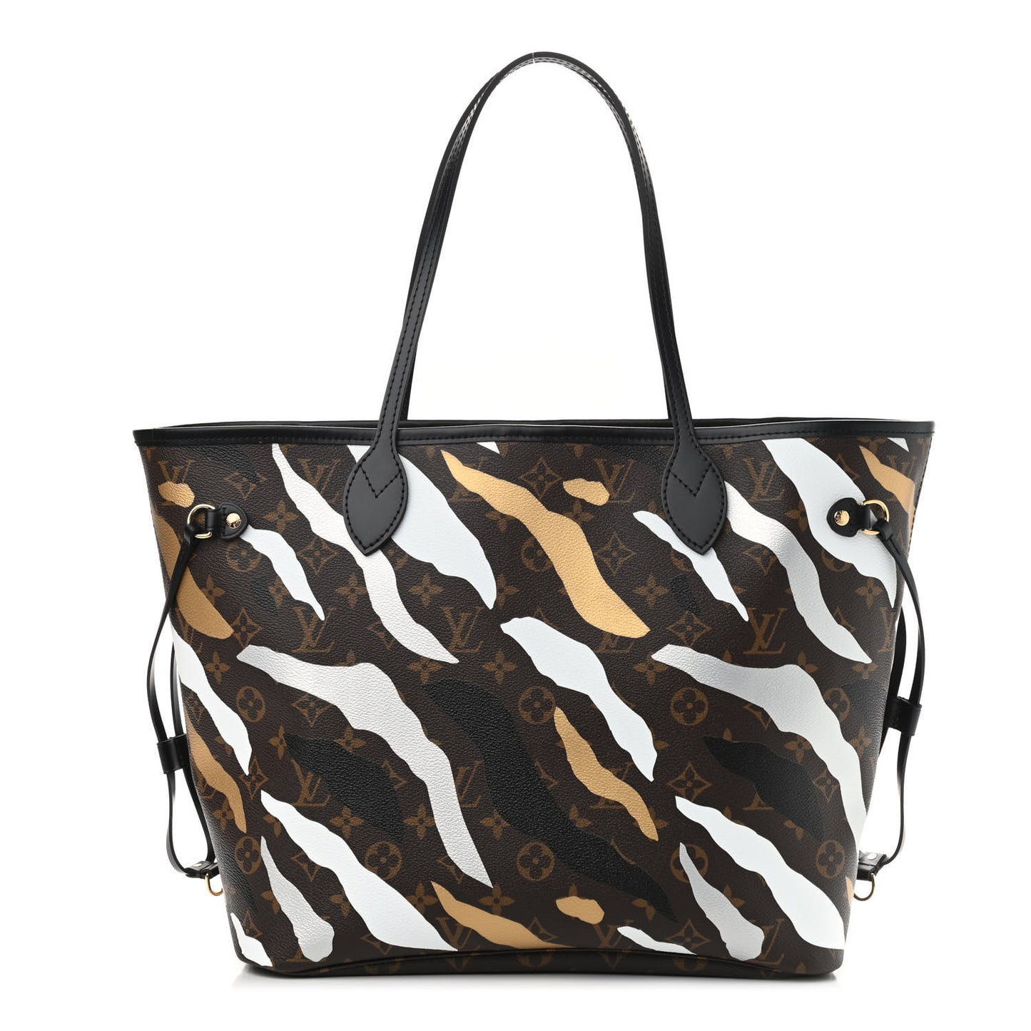 X LOL Monogram Neverfull MM Gold Silver