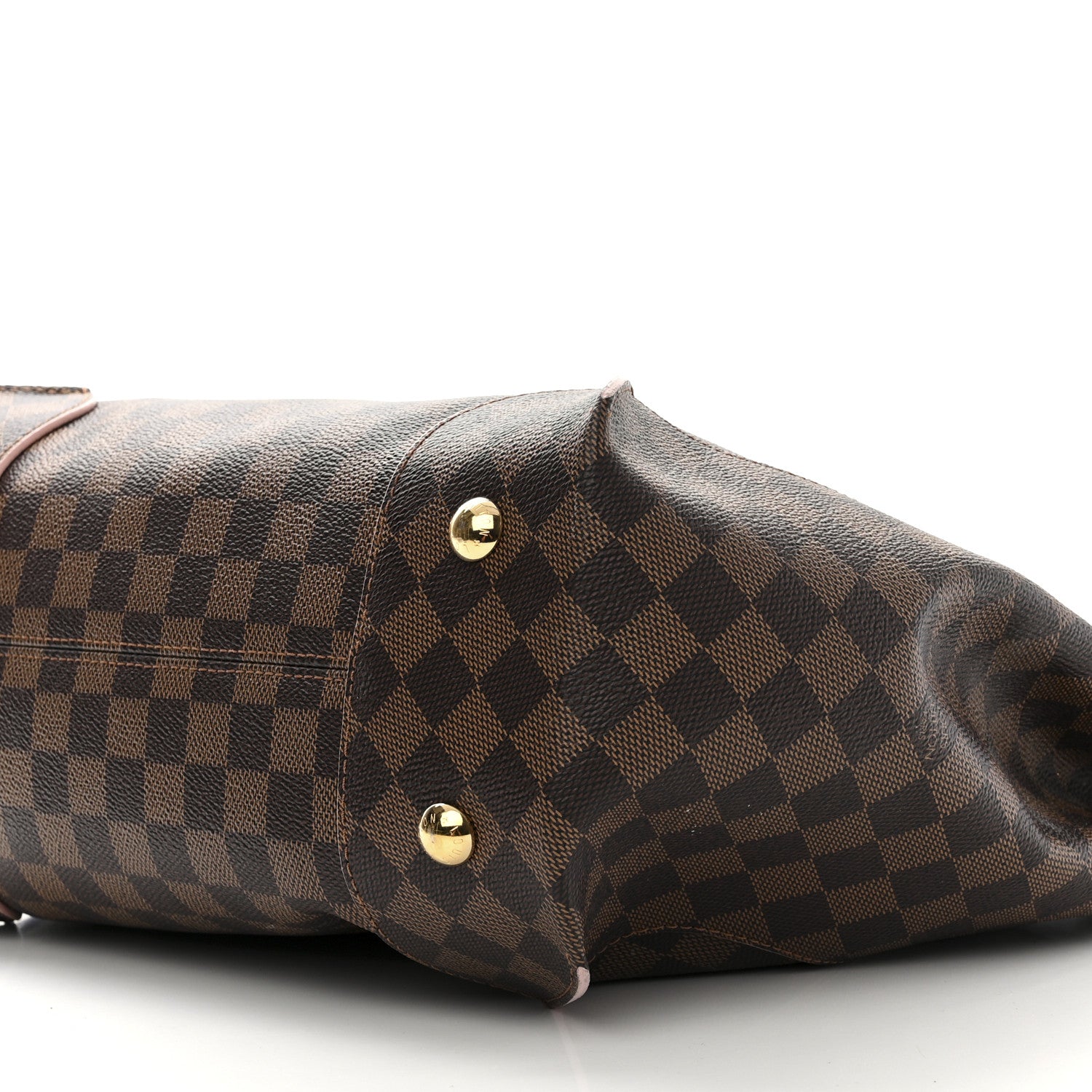 Louis Vuitton Damier Ebene Caissa Hobo Rose Ballerine 9 of 11