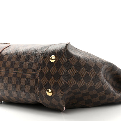 Louis Vuitton Damier Ebene Caissa Hobo Rose Ballerine 9 of 11