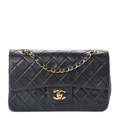 Chanel Lambskin Quilted Small Double Flap Black 1 of 11