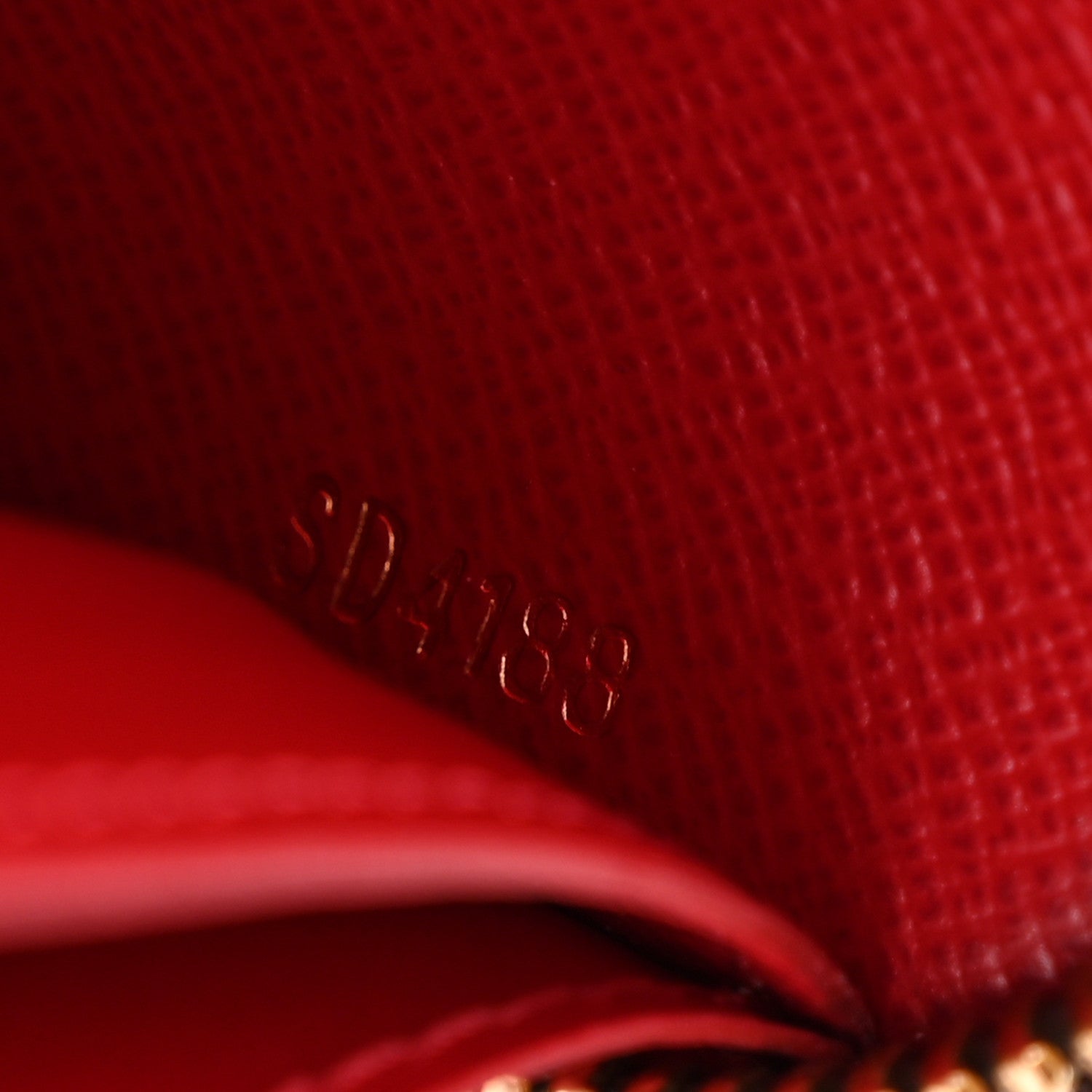 Louis Vuitton Damier Ebene Clemence Wallet Cherry 7 of 11
