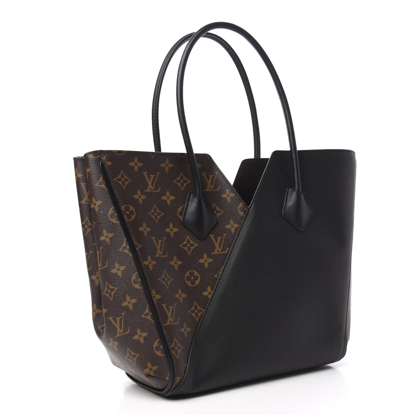 Calfskin Monogram Kimono Tote Black