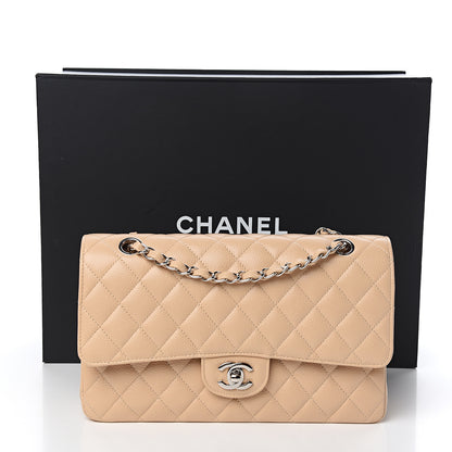 Chanel Caviar Quilted Medium Double Flap Beige Clair 10 of 10