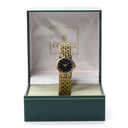 Gucci Stainless Steel Diamond 23mm 3400L Quartz Watch Black 7 of 7