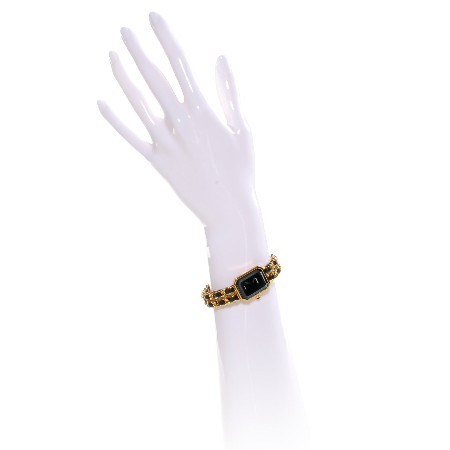 Stainless Steel Lambskin 20mm Chain Premiere Quartz Watch Gold M