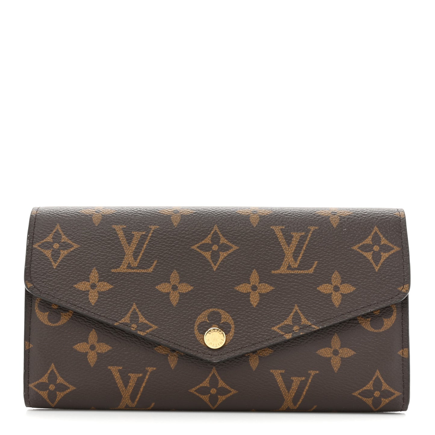 Monogram Sarah Wallet NM Coquelicot