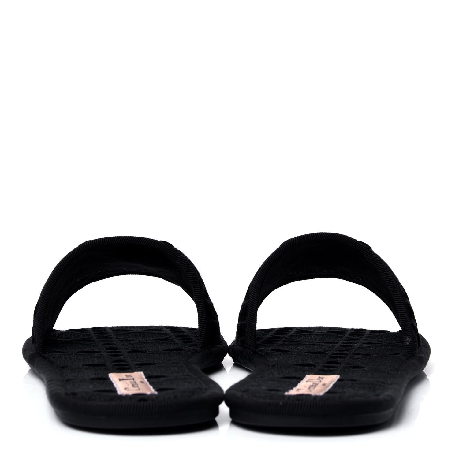 Christian Dior Velvet Cannage Chez Moi Slide Sandal 40 Black 4 of 6