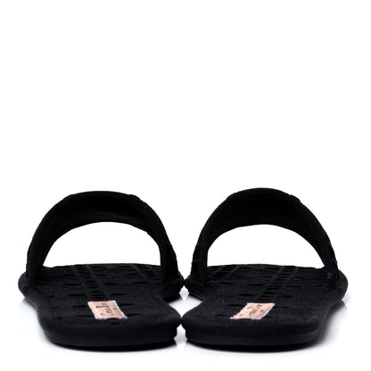 Christian Dior Velvet Cannage Chez Moi Slide Sandal 40 Black 4 of 6