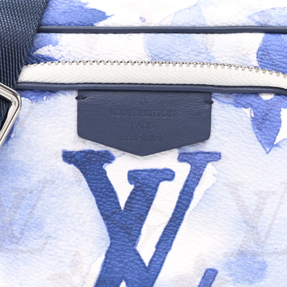 Louis Vuitton Monogram Watercolor Outdoor Pouch Blue 6 of 9