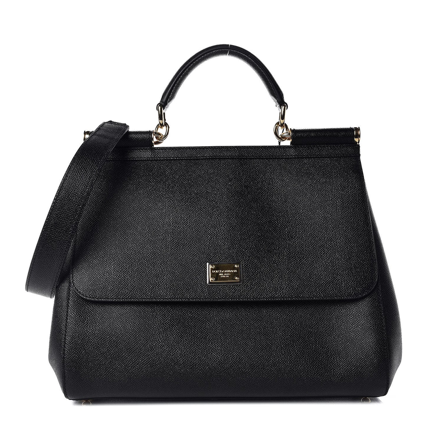 Dauphine Large Miss Sicily Satchel Black