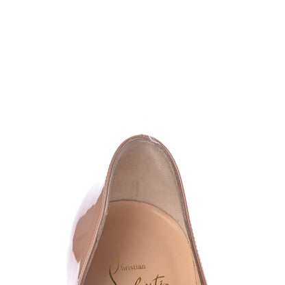 Christian Louboutin Patent So Kate 120 Pumps 39.5 Nude 10 of 13