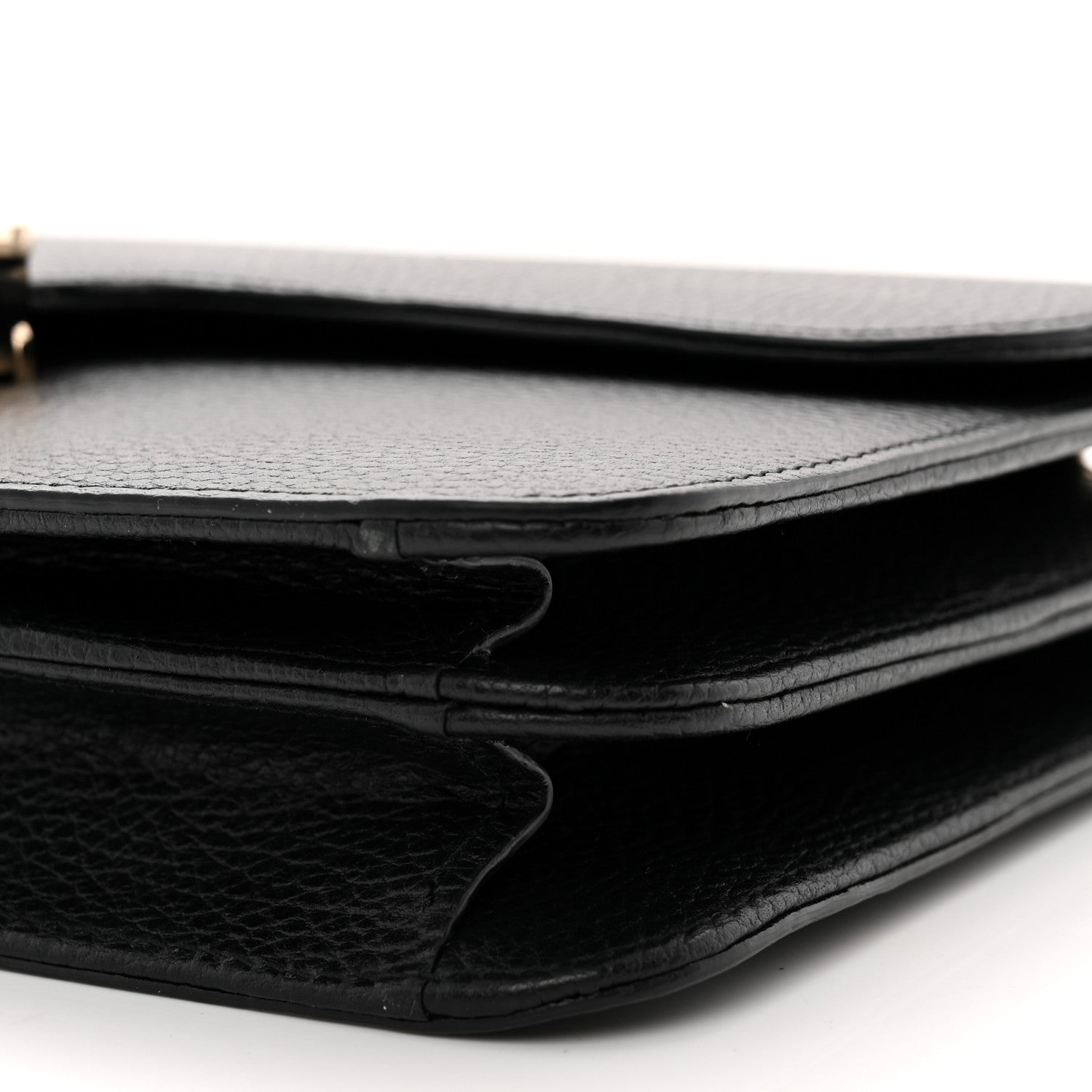 Gucci Dollar Calfskin Interlocking G Shoulder Bag Black 10 of 10