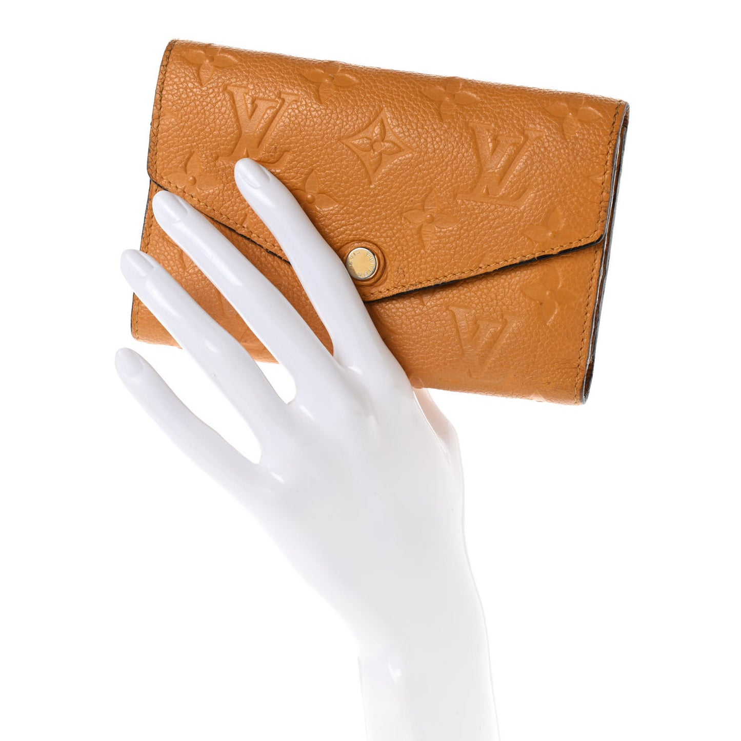 Empreinte Compact Curieuse Wallet Safran