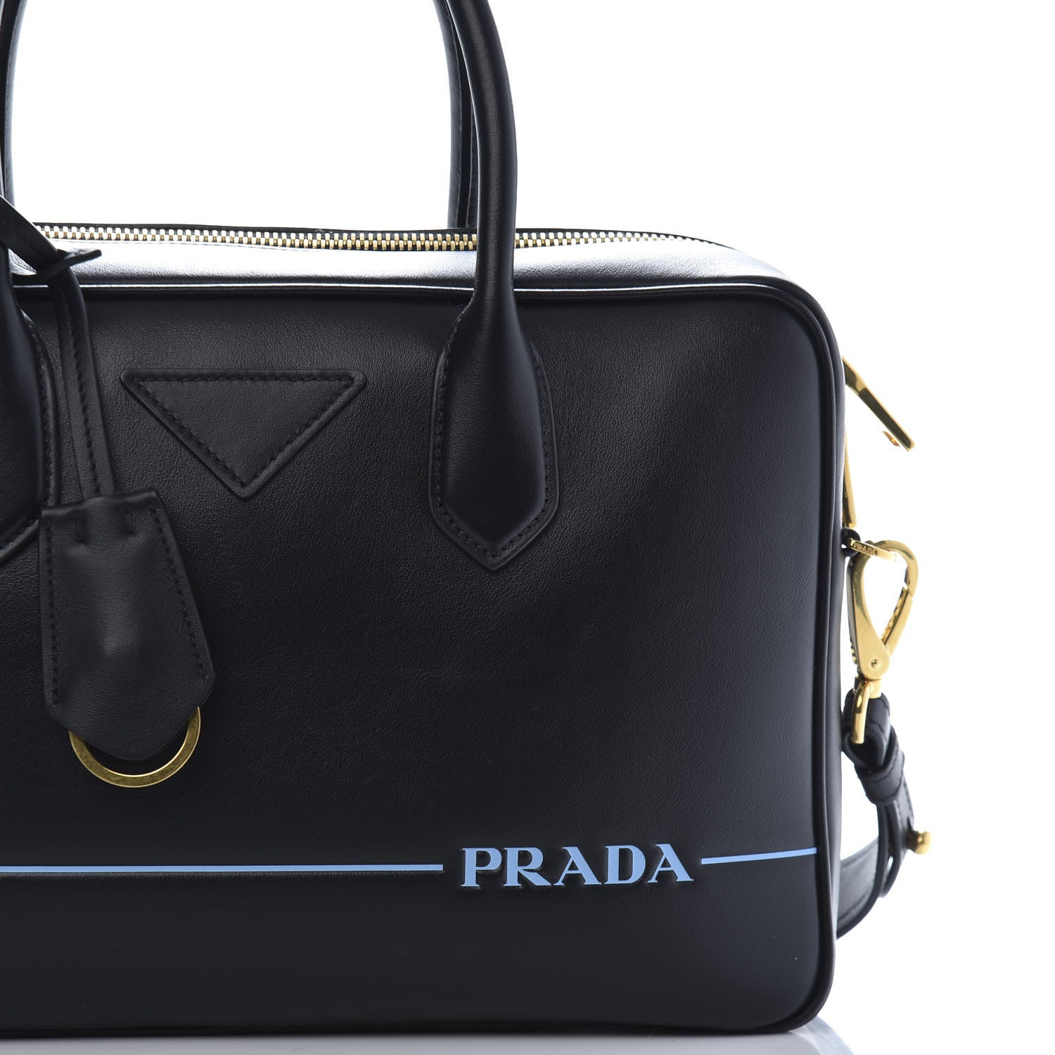 Prada City Calf Mirage Bauletto Black 11 of 12