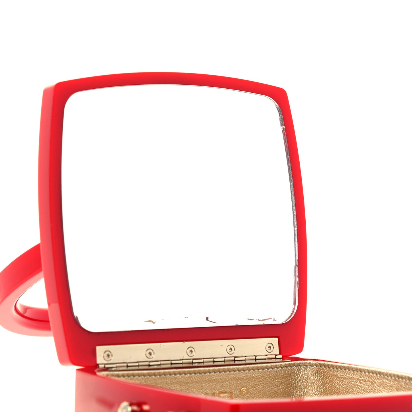 Plexiglass Evening in L'Atelier Minaudiere Jewelry Box Red