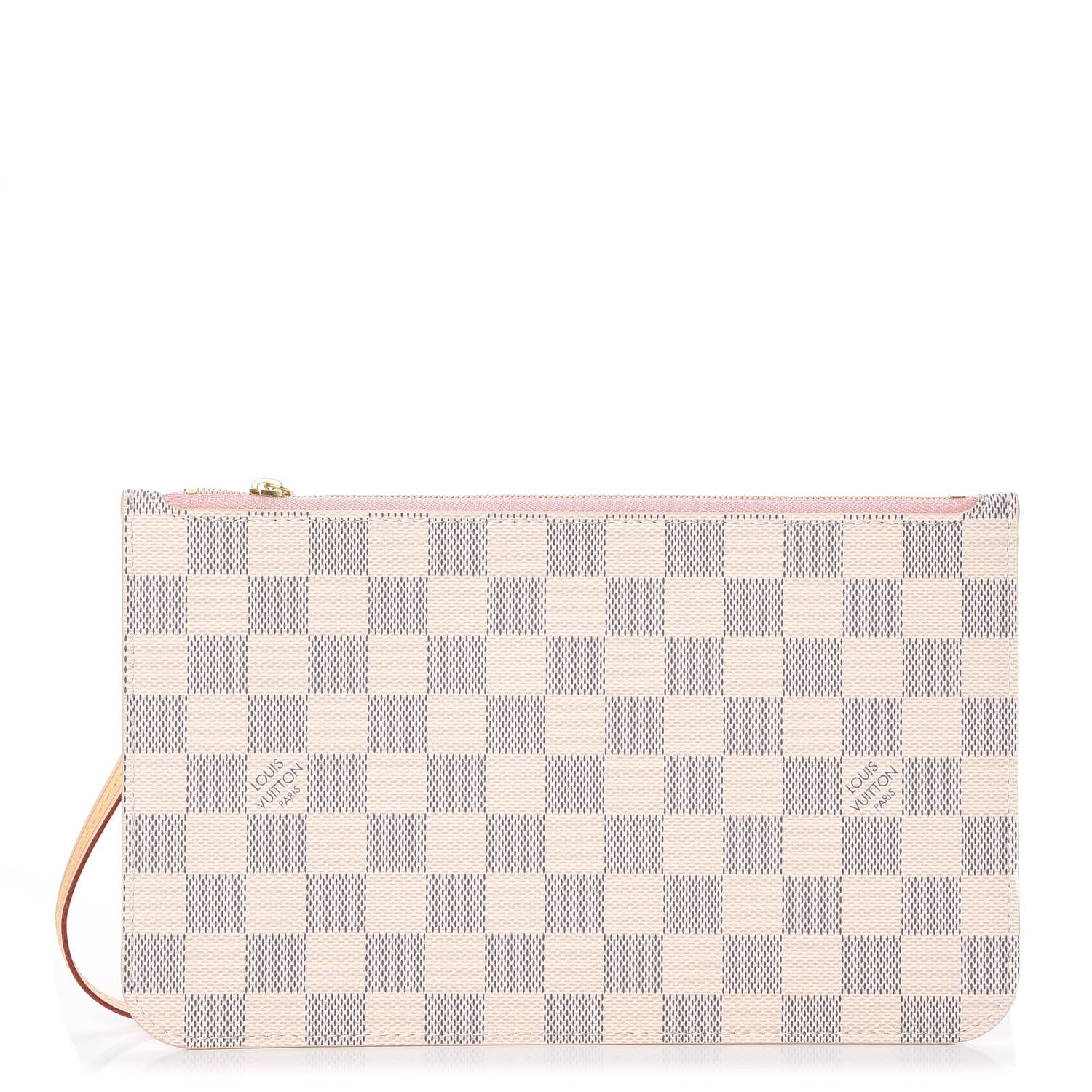 Louis Vuitton Damier Azur Neverfull MM GM Pochette Rose Ballerine 1 of 8