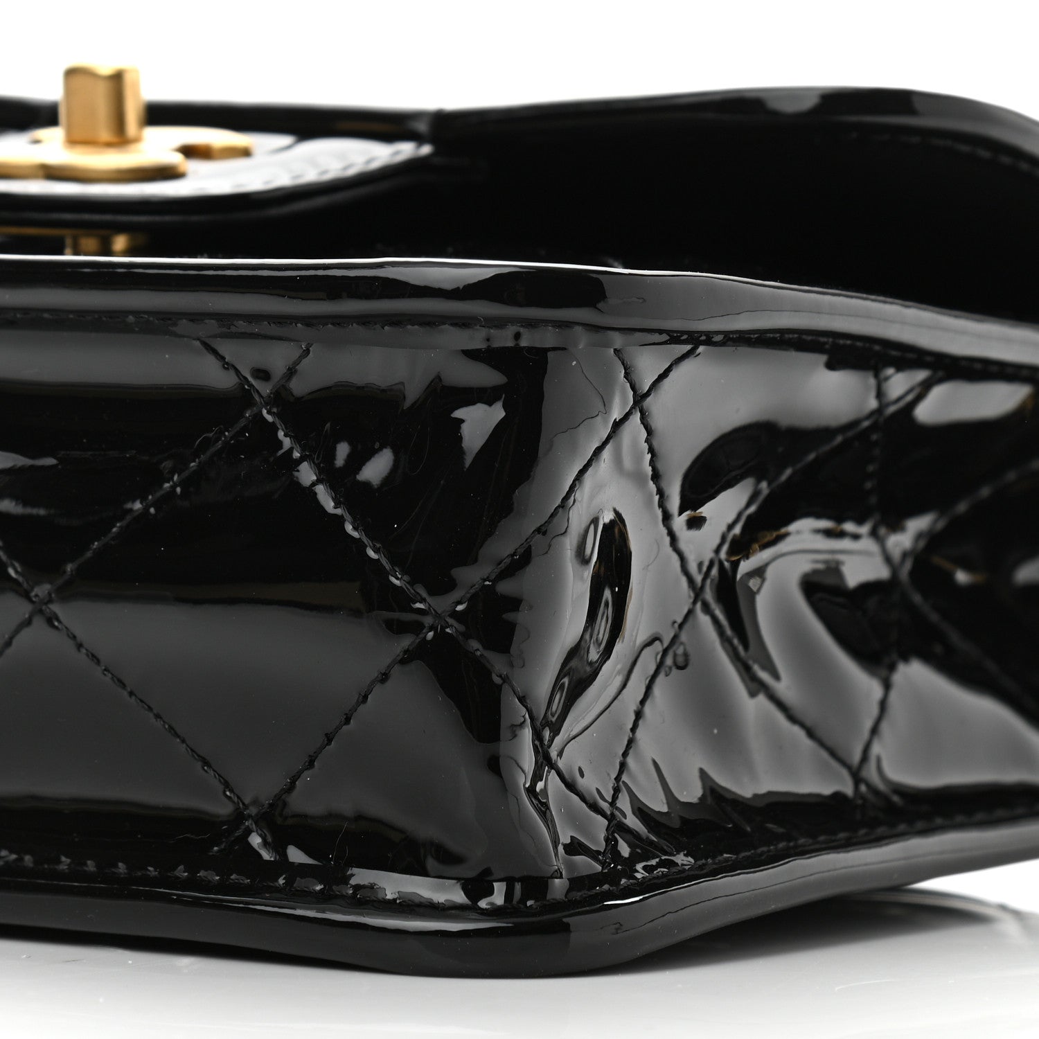 Chanel Patent School Memory Mini Top Handle Flap Black 9 of 10