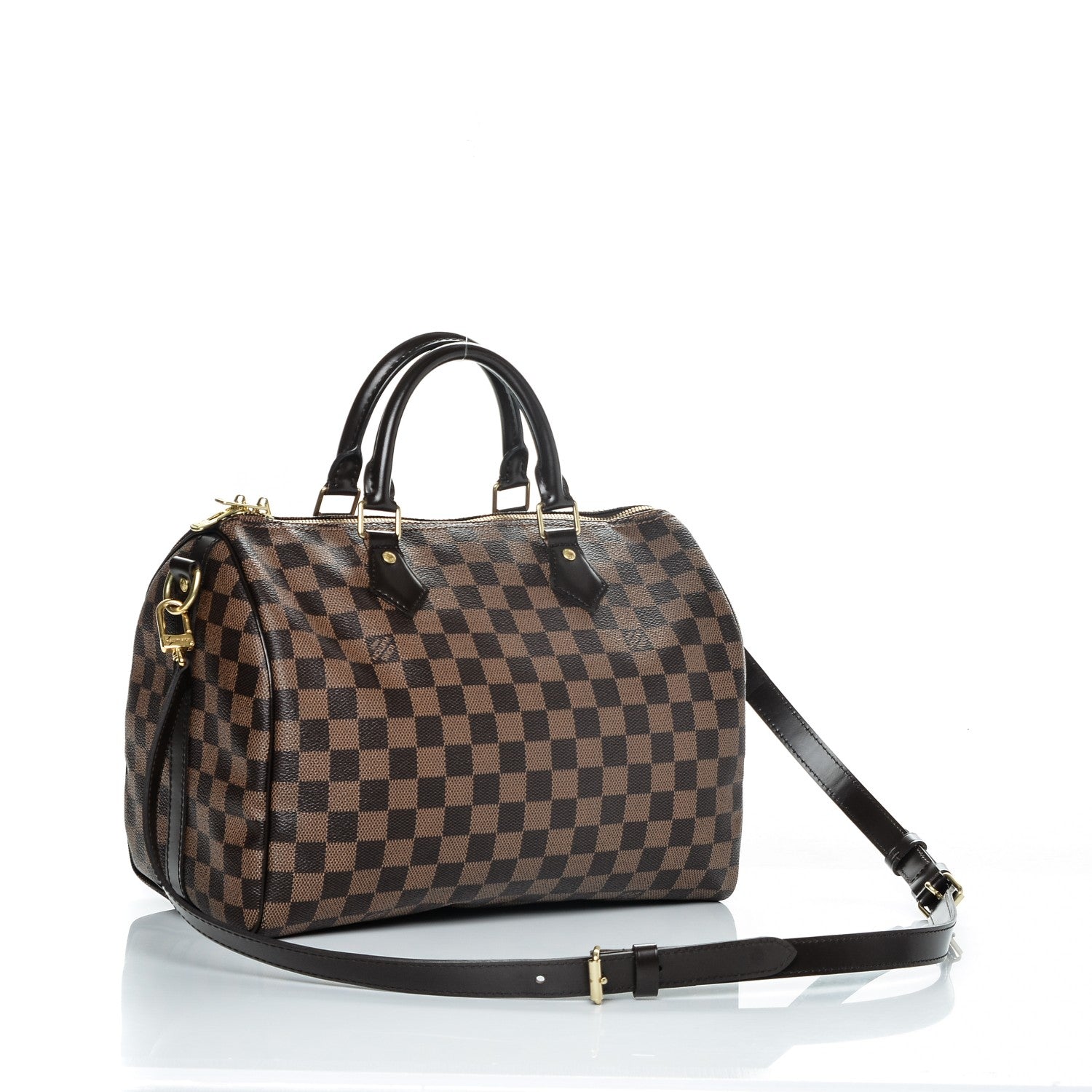 Louis Vuitton Damier Ebene Speedy Bandouliere 30 3 of 7