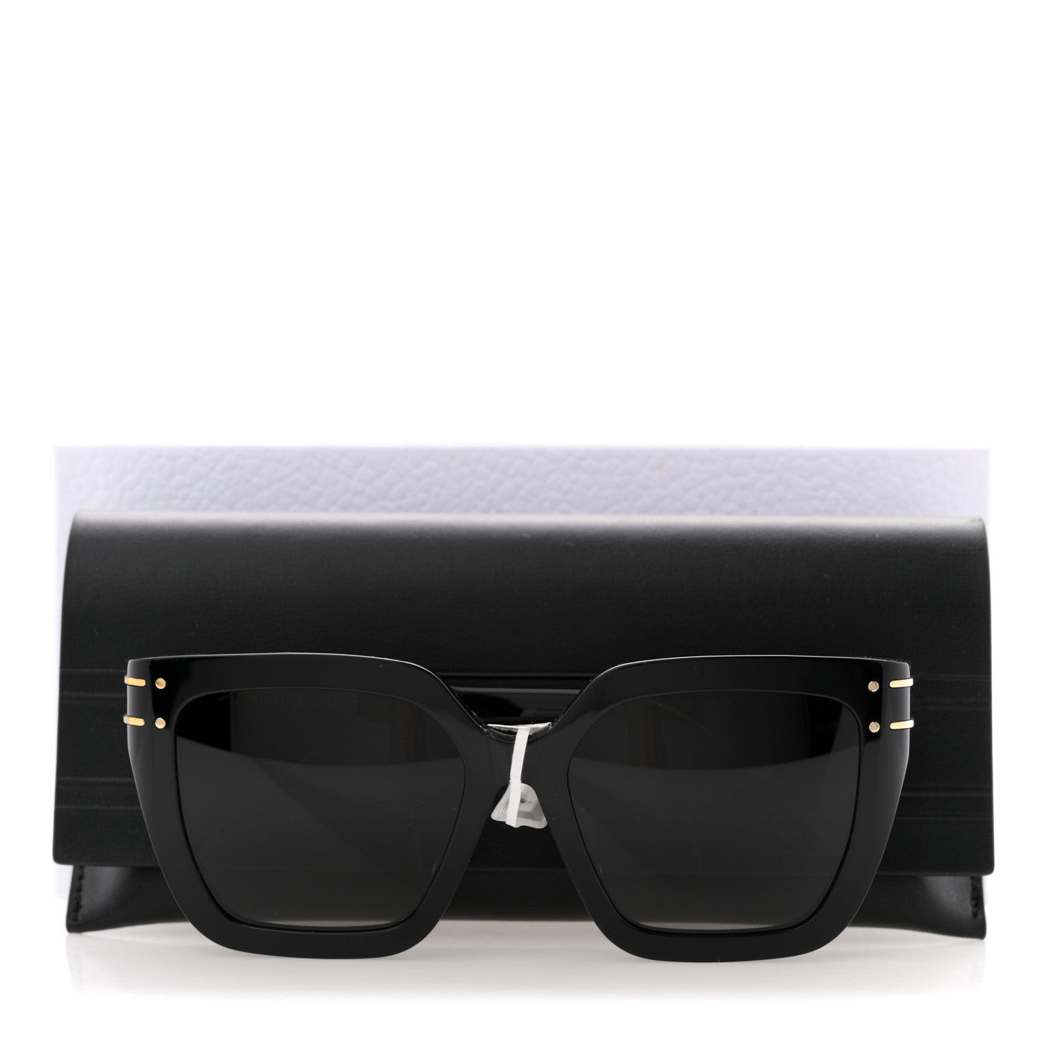 Christian Dior Acetate Diorsignature S10F Square Sunglasses Black 7 of 7