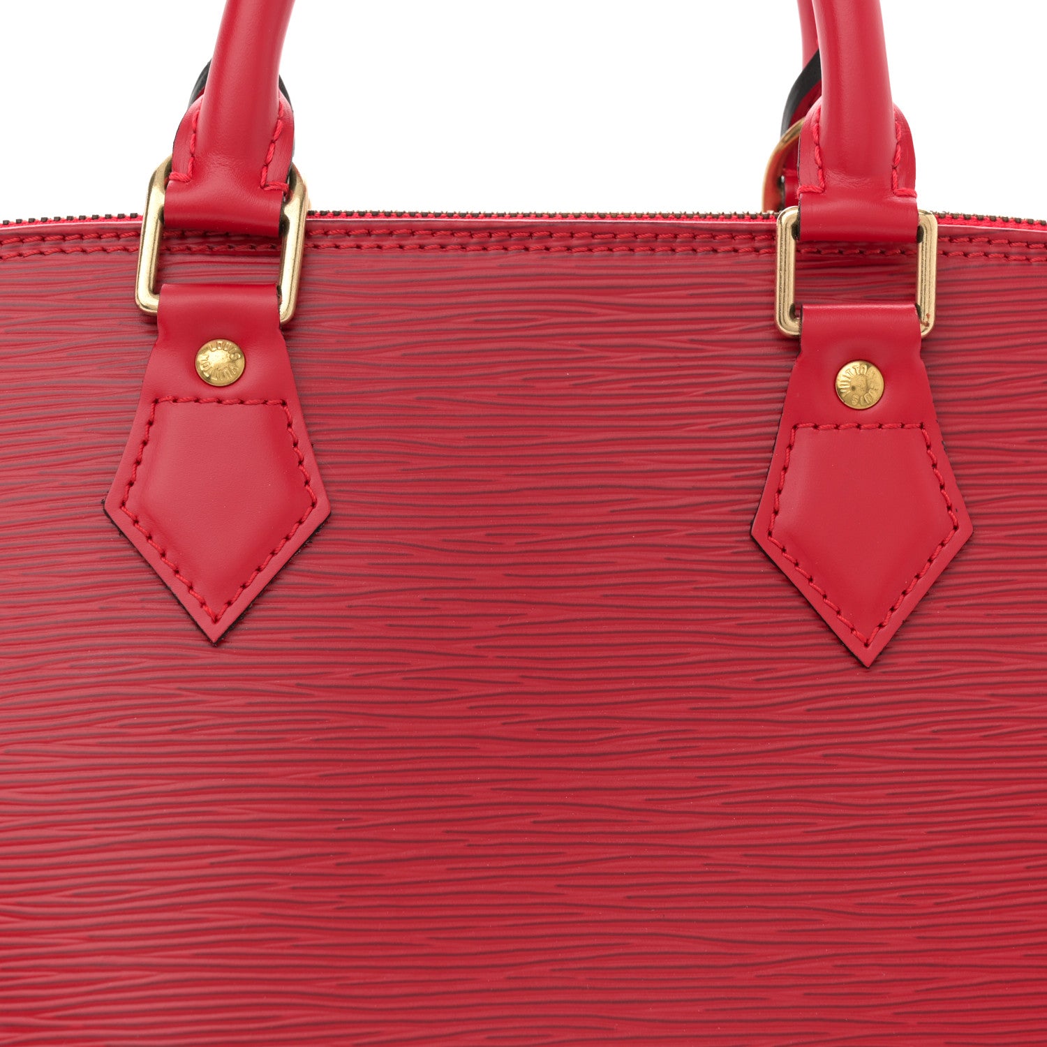 Louis Vuitton Epi Alma PM Castillan Red 7 of 9
