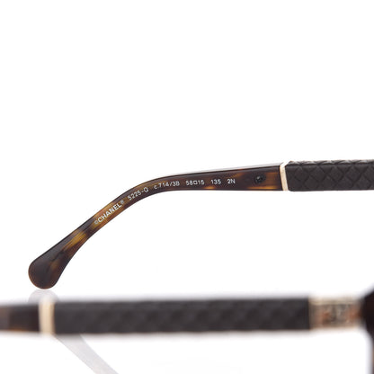 Chanel Quilted CC Sunglasses 5225-Q Tortoise 4 of 6
