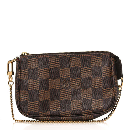 Louis Vuitton Damier Ebene Mini Pochette Accessories 1 of 8