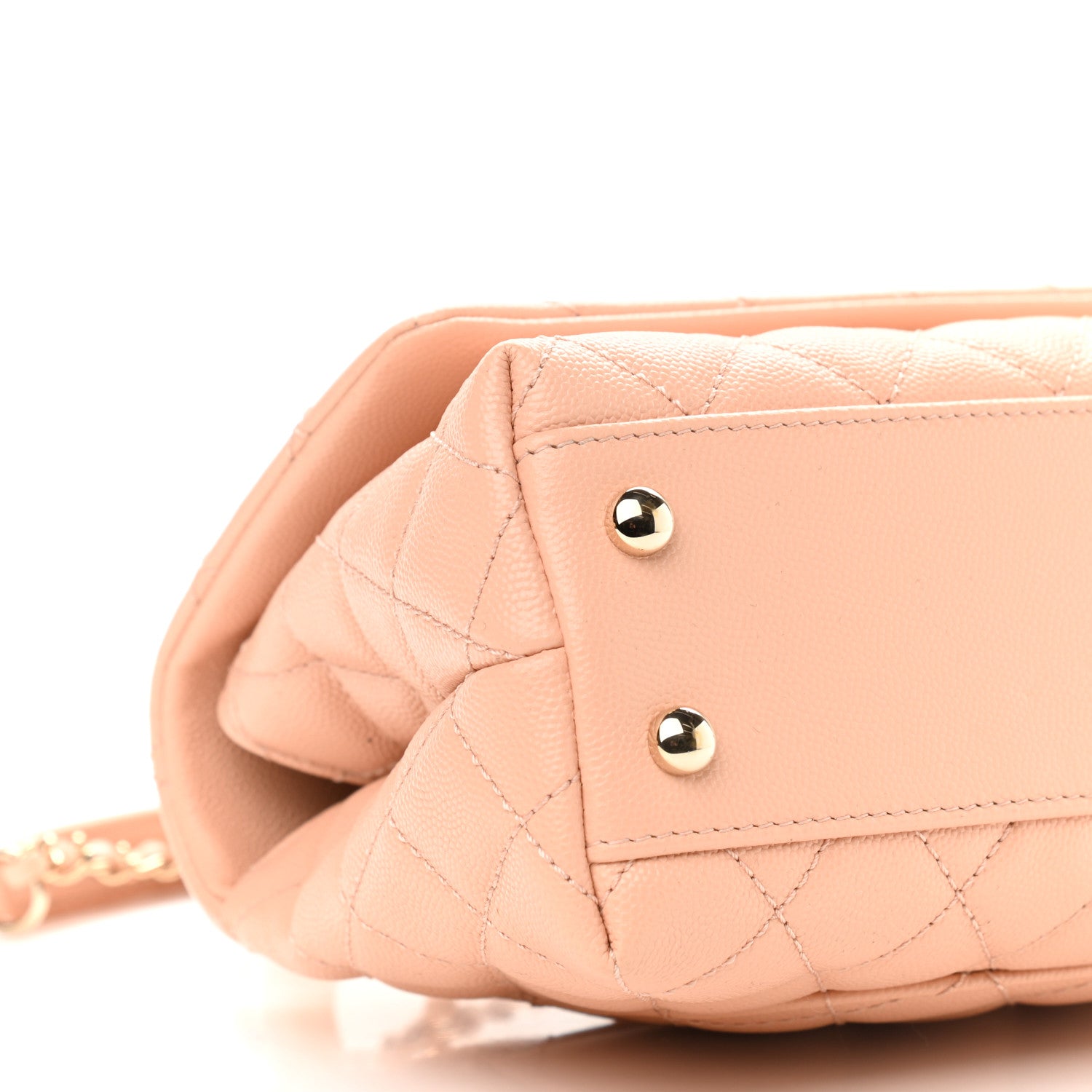 Chanel Caviar Quilted Mini Coco Handle Flap Light Pink 7 of 8