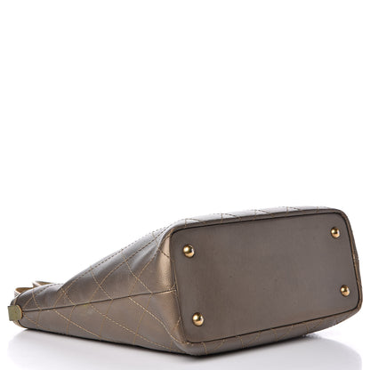Chanel Grained Calfskin Large Shopping Fever Tote Gold 5 of 16