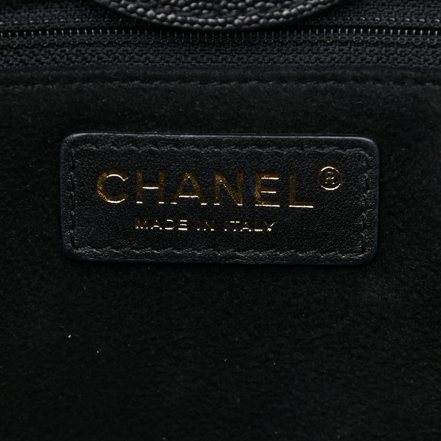 Chanel Caviar Medium Studded Deauville Tote Black 6 of 12