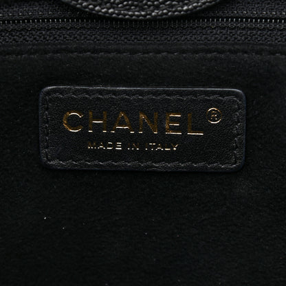 Chanel Caviar Medium Studded Deauville Tote Black 6 of 12