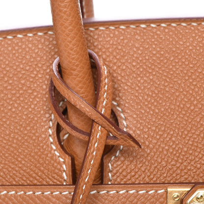 Hermes Epsom Birkin 30 Gold 26 of 34