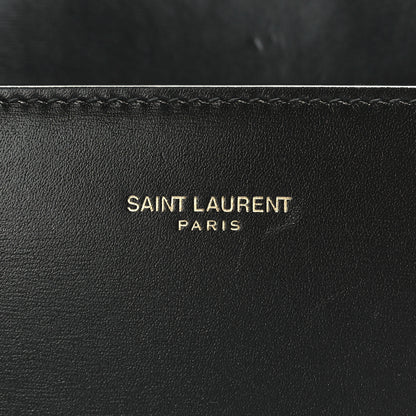Saint Laurent Grain de Poudre Mini Classic Monogram Cassandra Top Handle Black 8 of 12