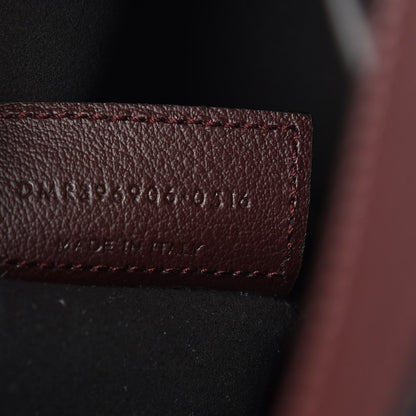 Saint Laurent Calfskin Medium Shopping Tote Bordeaux 8 of 8