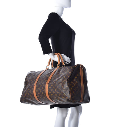Louis Vuitton Monogram Keepall Bandouliere 55 2 of 14