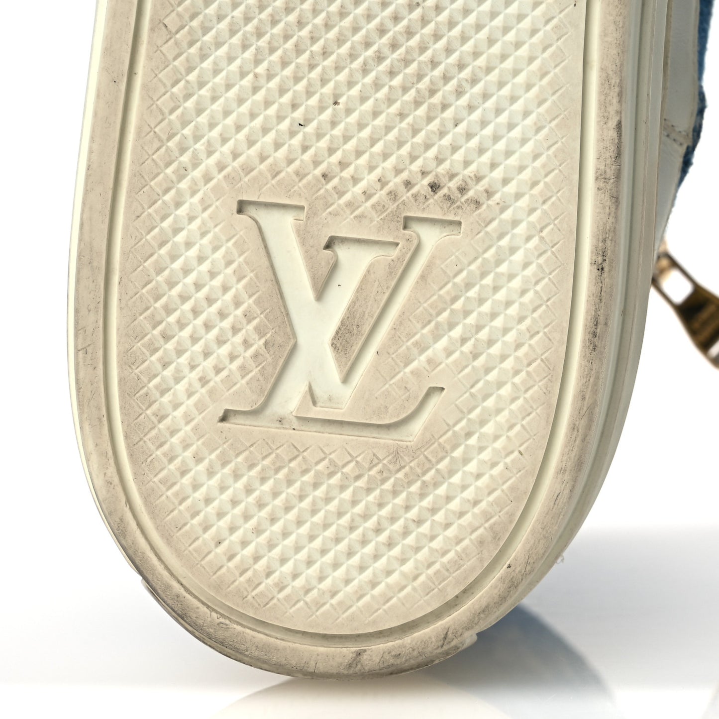 Denim Monogram Stellar Sneaker Boots 40 Bleu