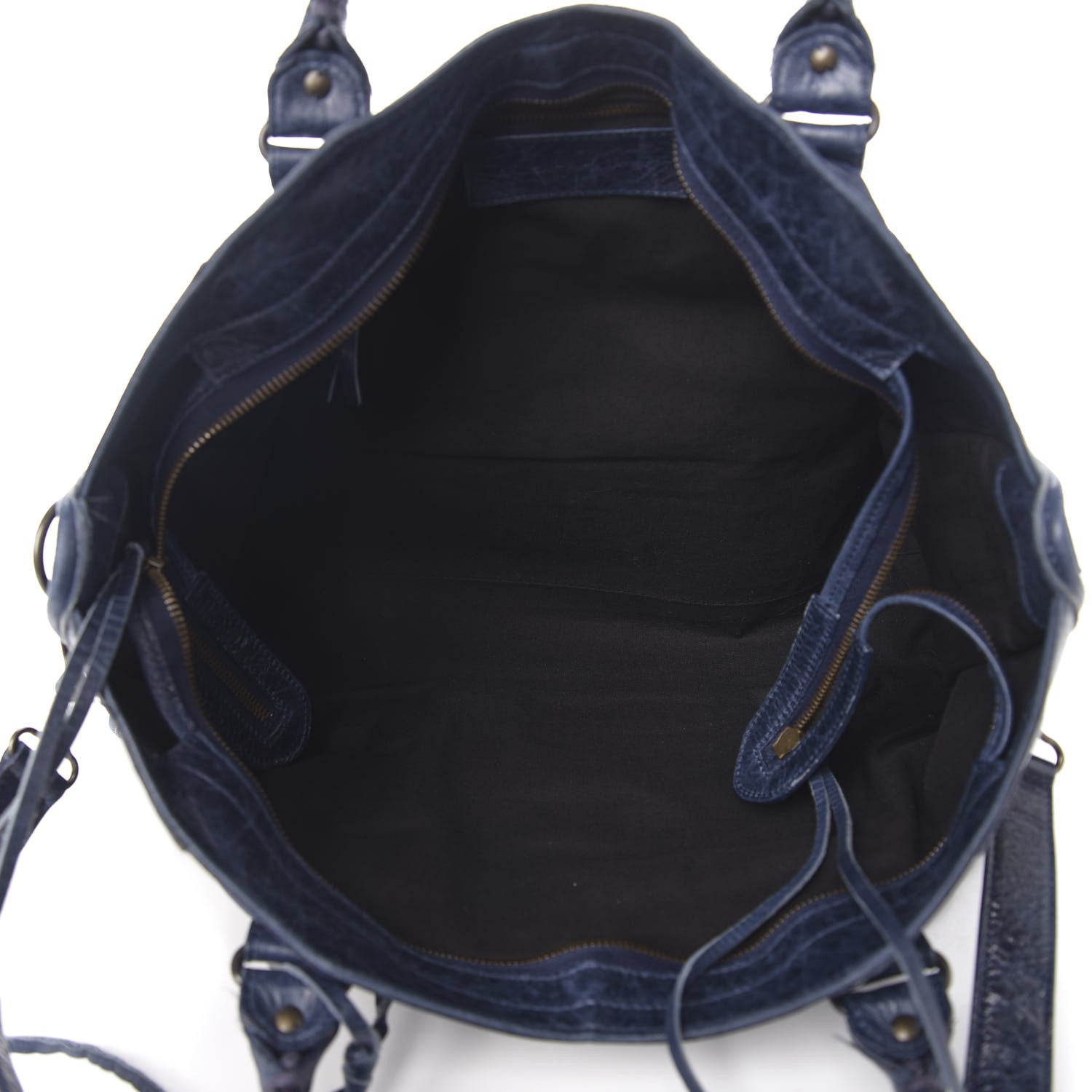 Balenciaga Agneau Classic Hardware Part Time Bleu Mineral 6 of 13