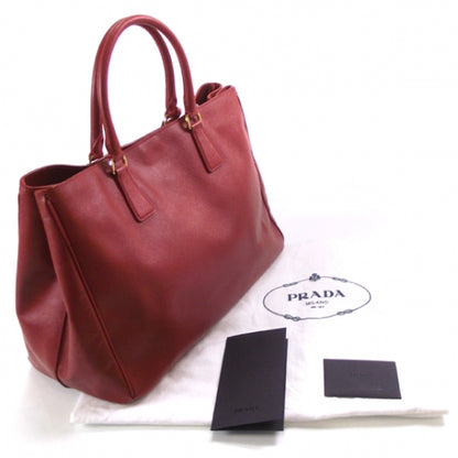 Prada Saffiano Lux Tote Red 3 of 9