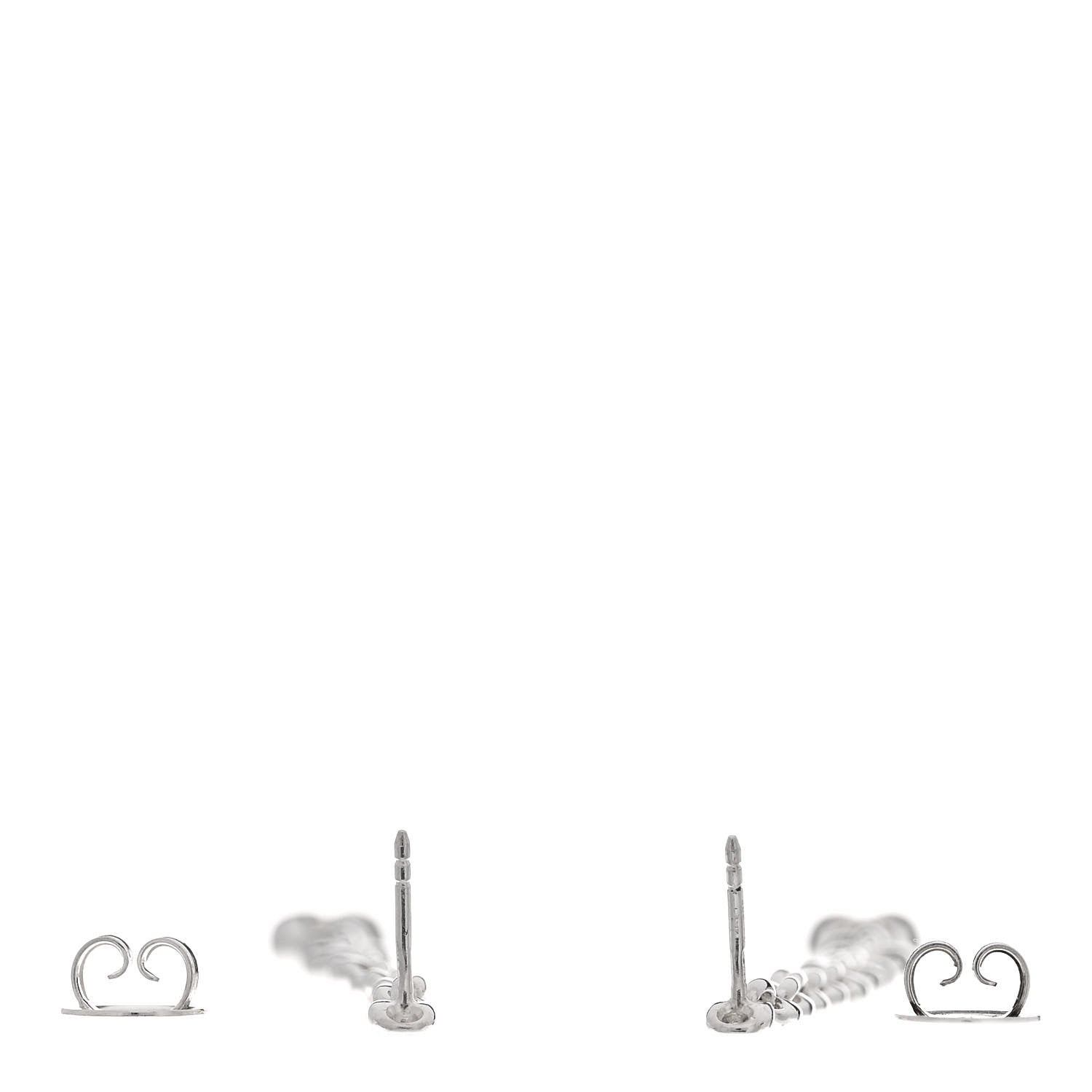 Gucci Sterling Silver Horsebit Long Drop Earrings 3 of 5