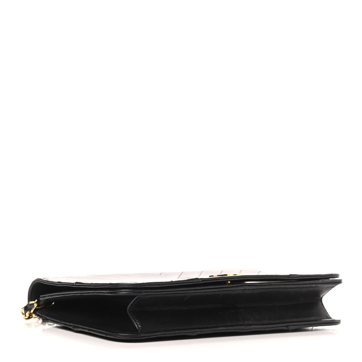 Chanel Lambskin Chevron Quilted Small Single Flap Black 4 of 11