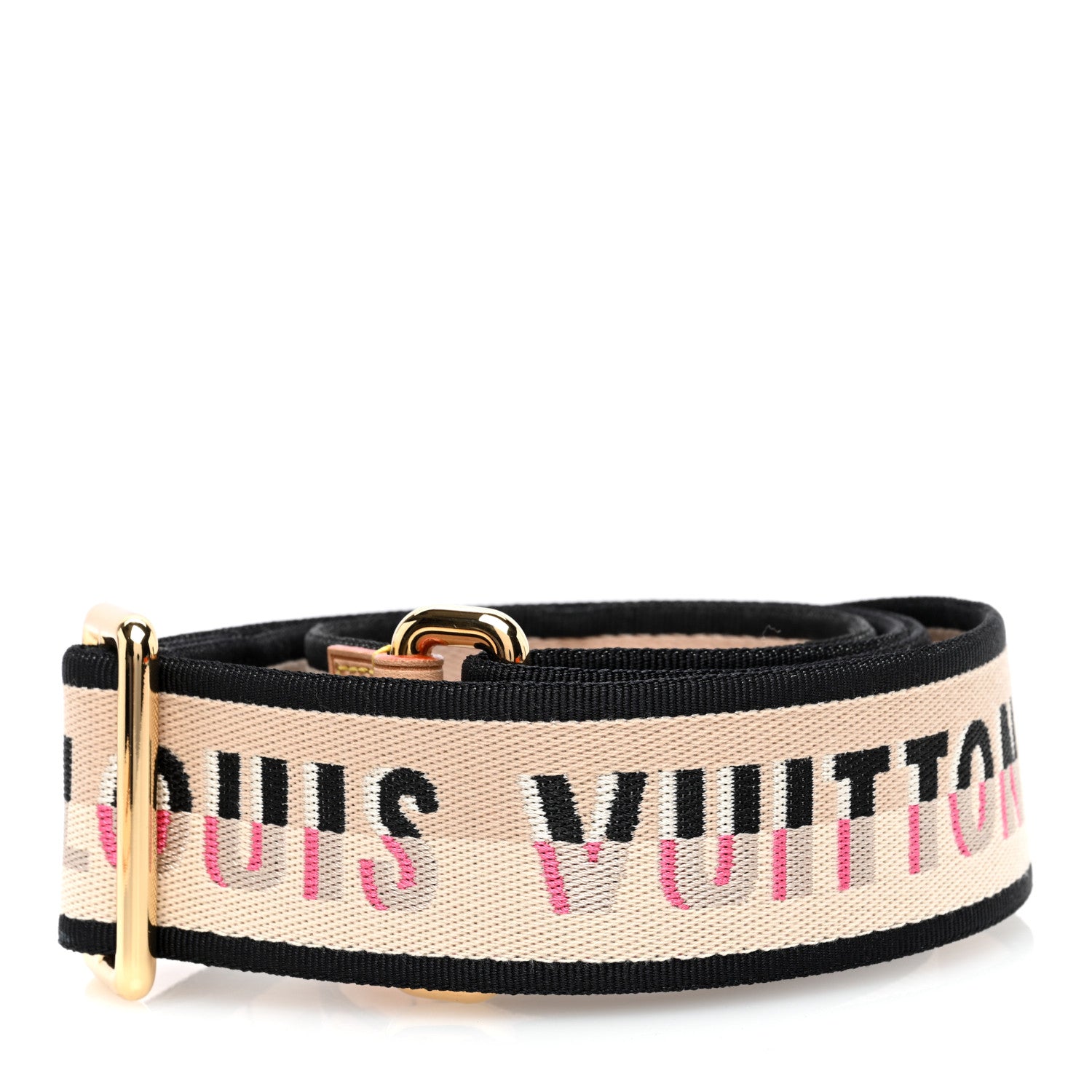 Louis Vuitton Jacquard Speedy Bandouliere 20 Shoulder Strap Black 2 of 3