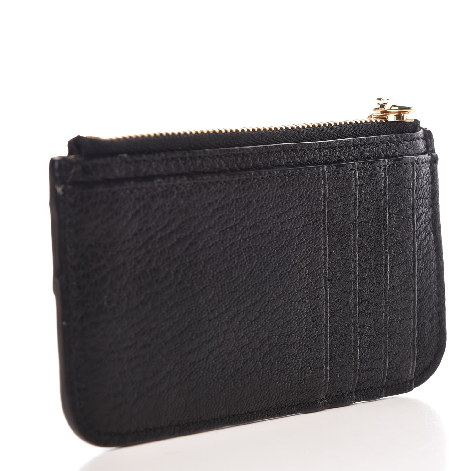 Chloe Grained Calfskin Drew Card Holder Black 3 of 7