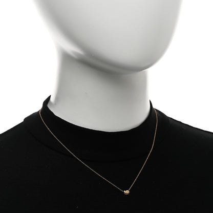 Tiffany 18K Rose Gold 6.5mm Elsa Peretti Bean Pendant Necklace 2 of 4