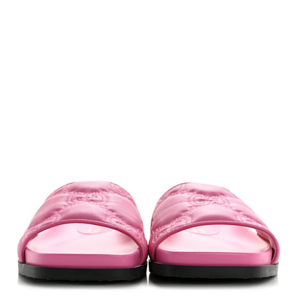 Gucci Nappa GG Matelasse Flat Slide Sandals 39 Bon Bon 3 of 10