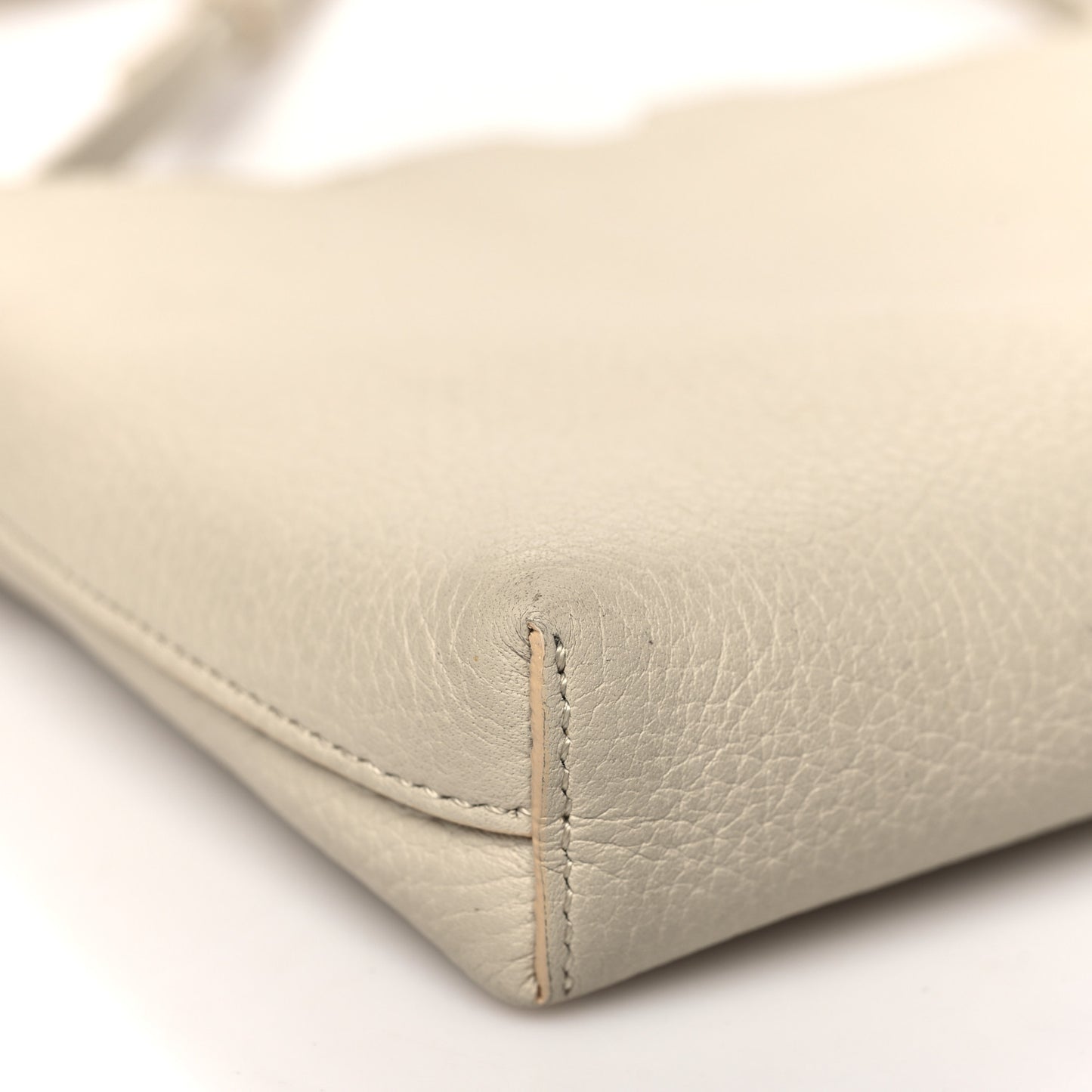 Grained Calfskin Multi-Pouch Crossbody Bag Ivory