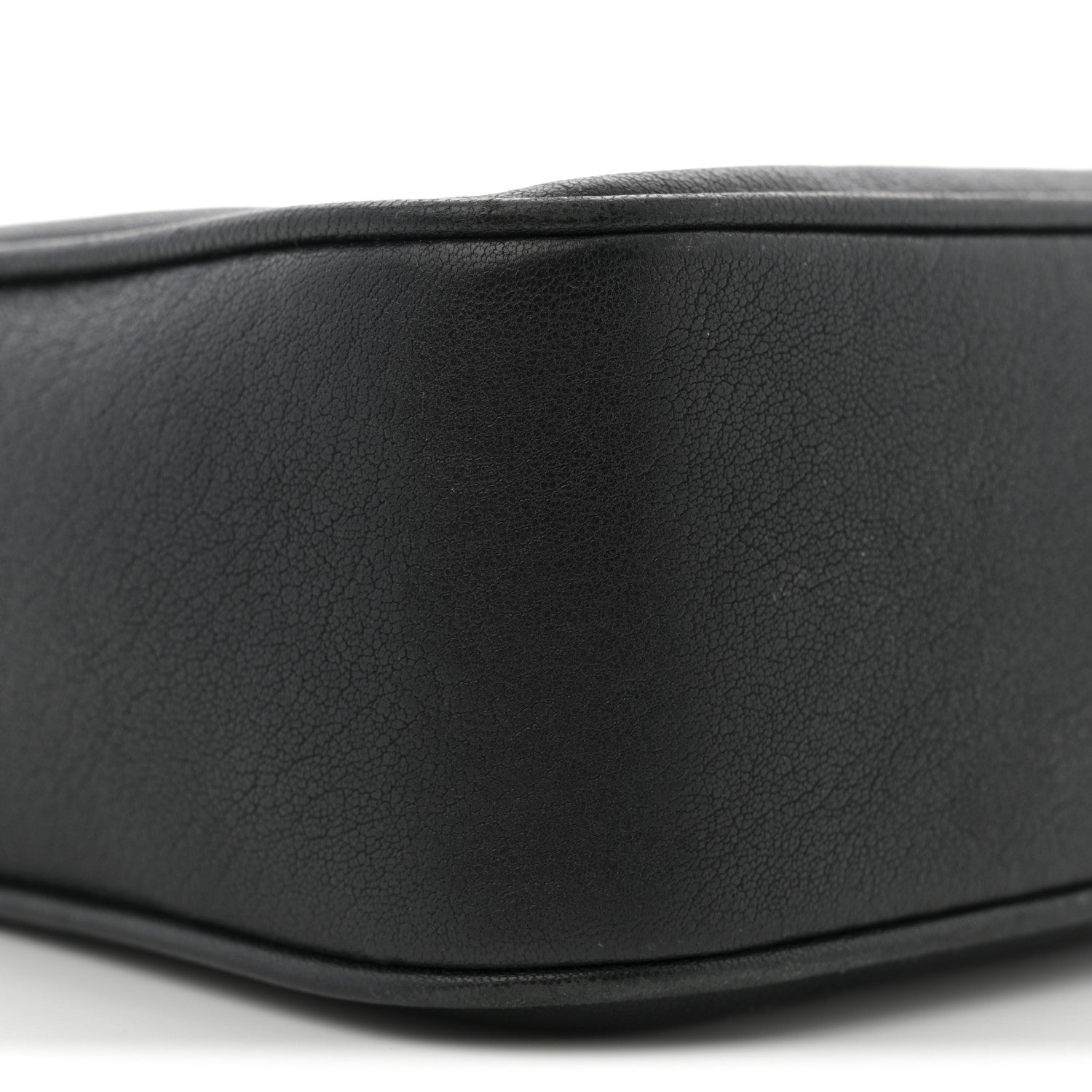 Saint Laurent Grained Lambskin Monogram Lou Camera Bag Black 9 of 12